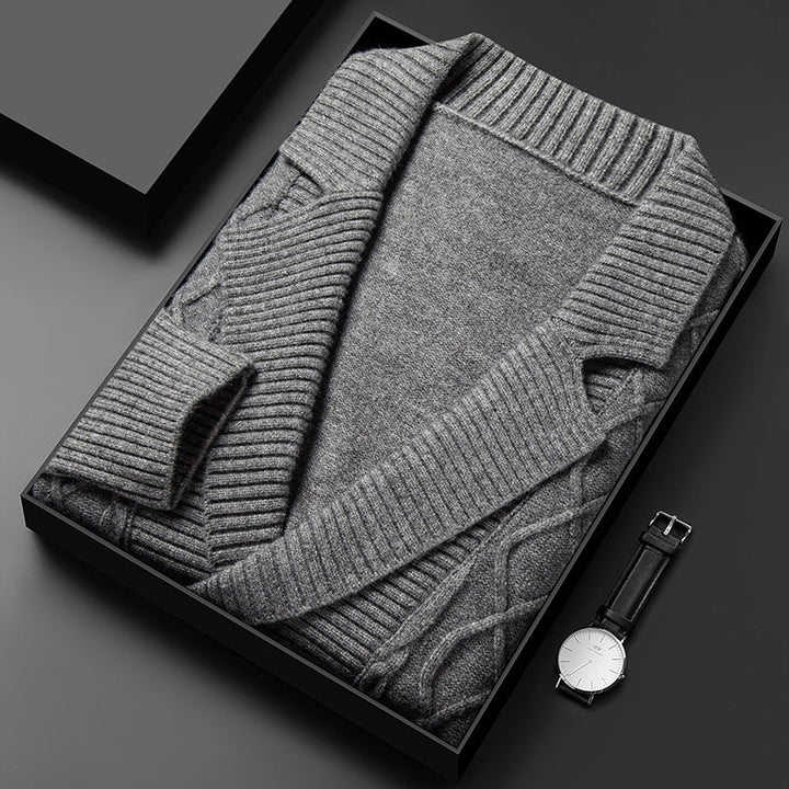 Charles Harrington Cable Knit Cardigan