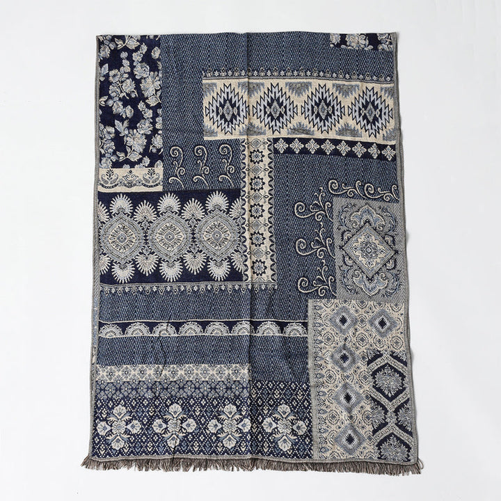 Emilien Woven Jacquard Pattern Scarf