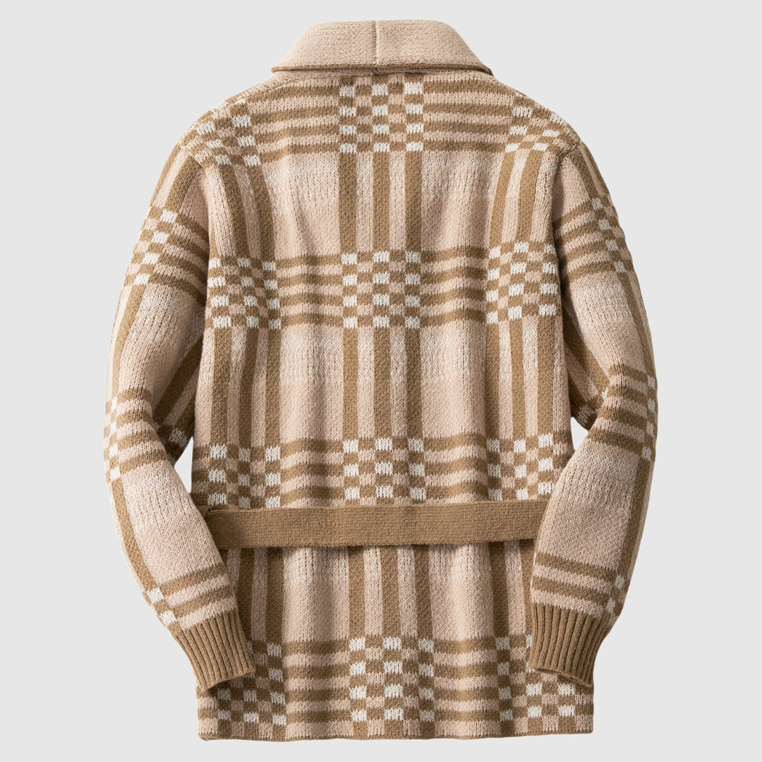Victor Lévêque Heritage Plaid Cardigan