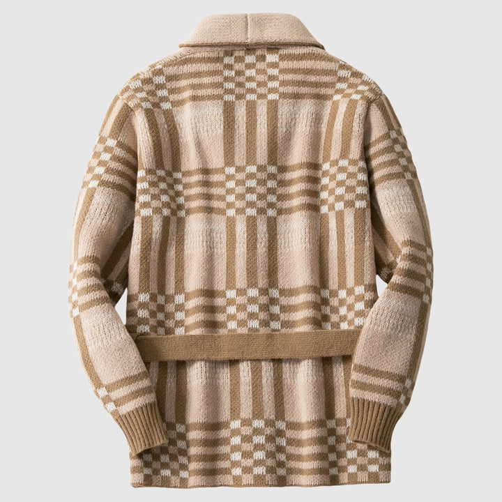 Victor Lévêque Heritage Plaid Cardigan