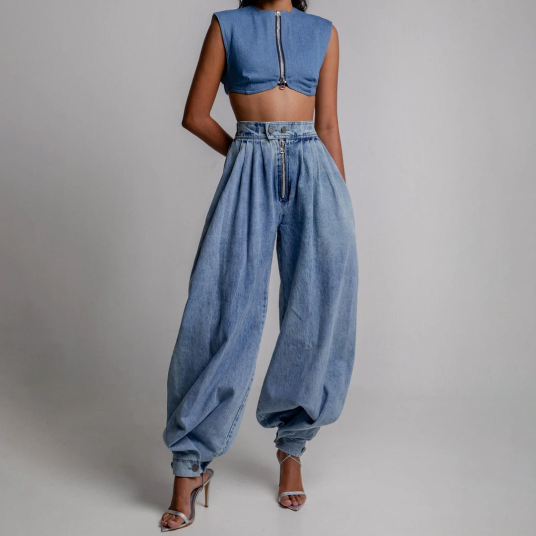 Céleste Bouchard Chic Harem Pants - Intofa