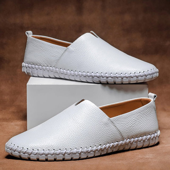 Charles Harrington Genuine Leather Loafers - Intofa