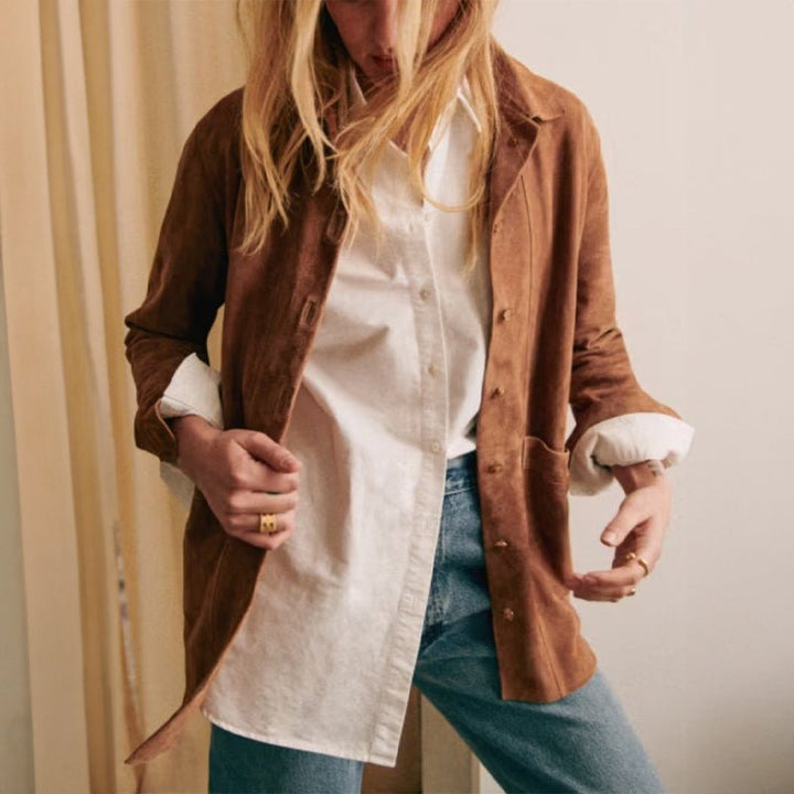 Chloé Rousseau Retro Suede Jacket - Intofa