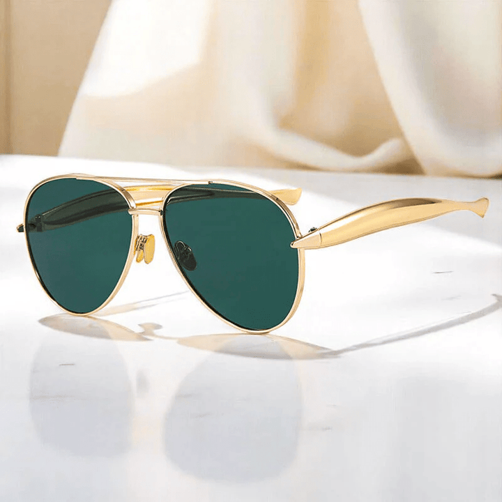 Chloé Rousseau Sculpted Aviator Sunglasses - Intofa