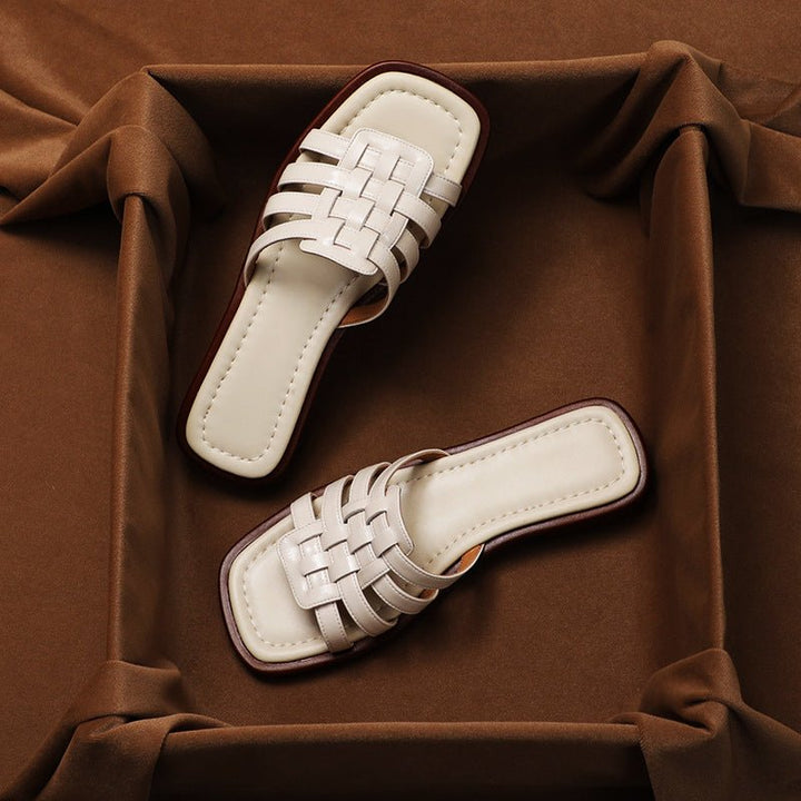 Chloé Rousseau Solesmes Woven Flats - Intofa