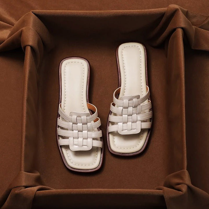 Chloé Rousseau Solesmes Woven Flats - Intofa