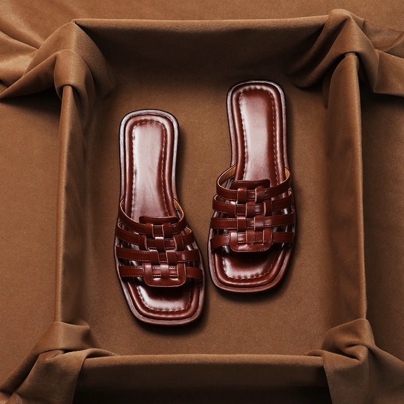 Chloé Rousseau Solesmes Woven Flats - Intofa