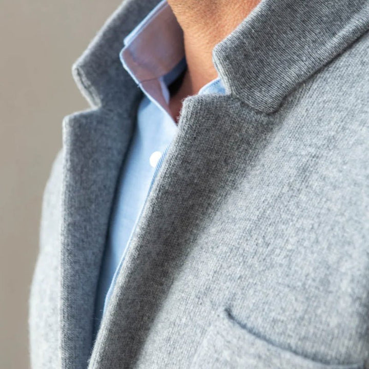 Elegant Knitted Jacket by Charles Harrington - Intofa