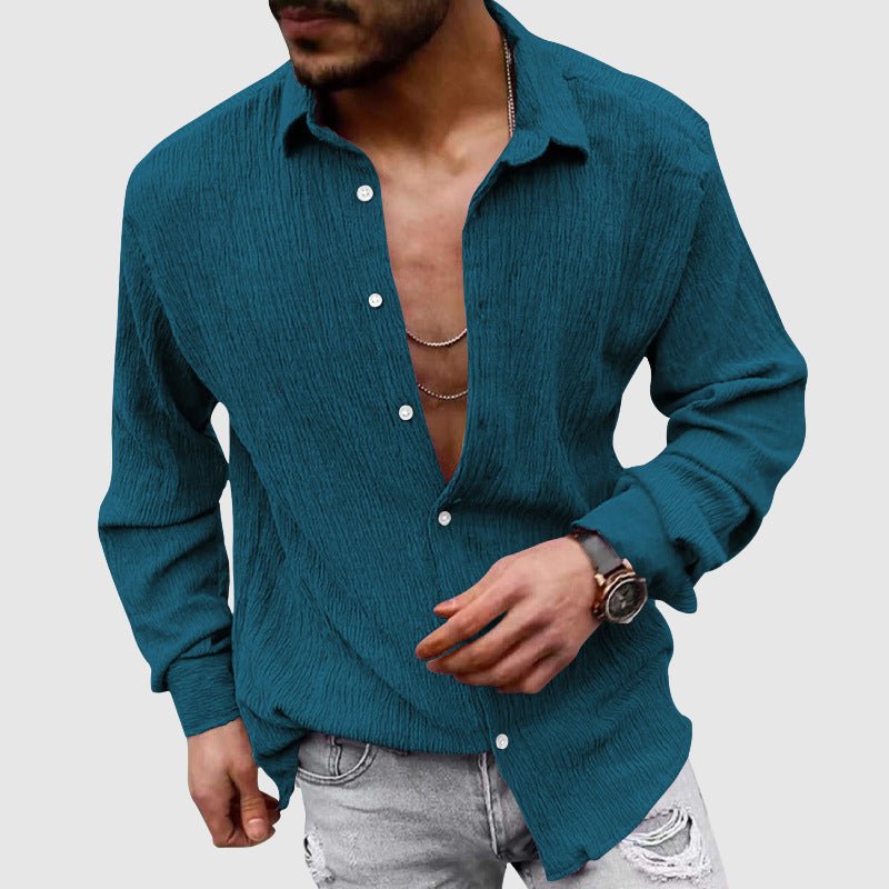 L'Argent Tissé Shirt by Victor Duval - Intofa