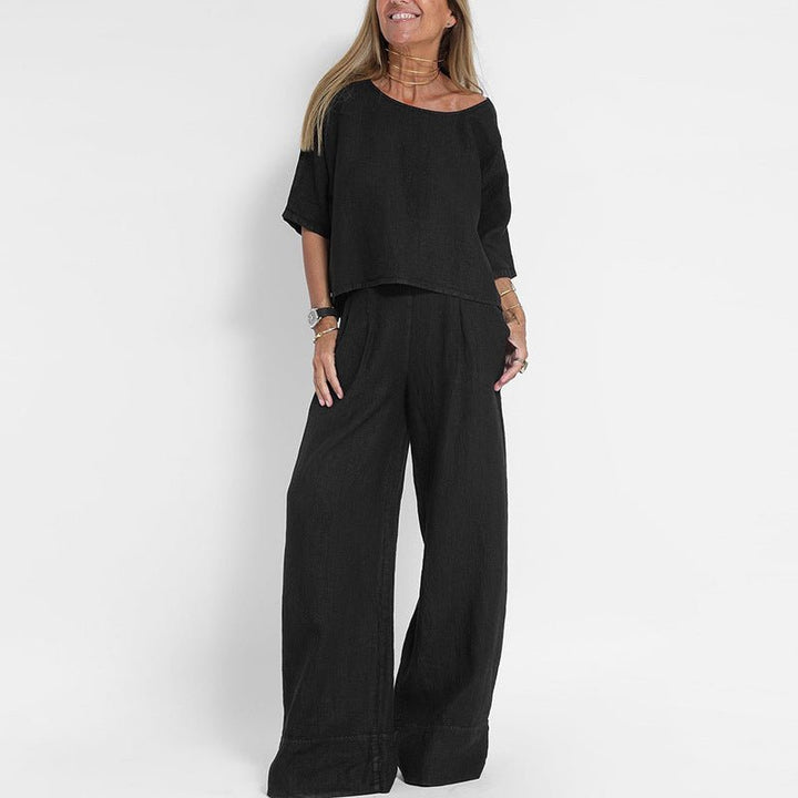 L'Aurore Linen Set by Chloé Rousseau - Intofa