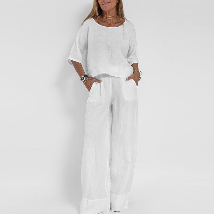 L'Aurore Linen Set by Chloé Rousseau - Intofa