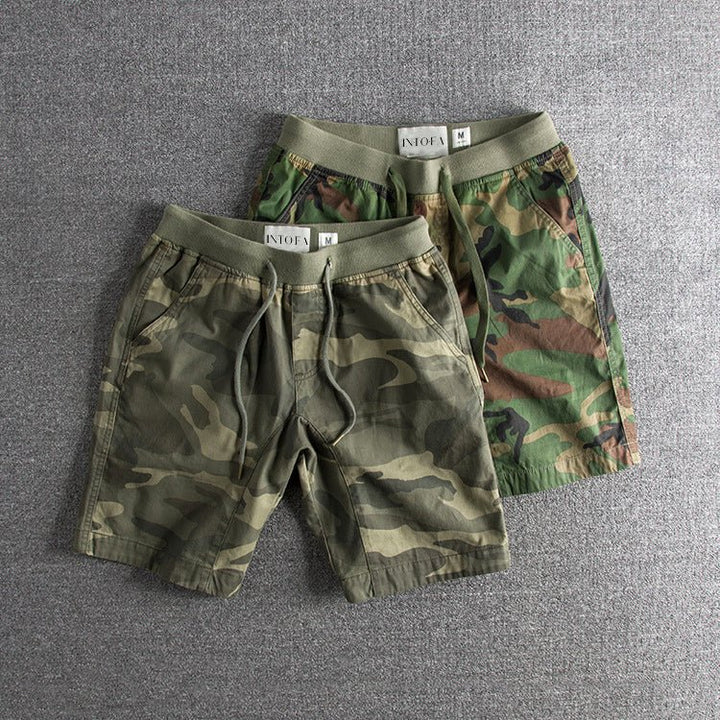 Prescott Tailors Casual Camou Shorts - Intofa