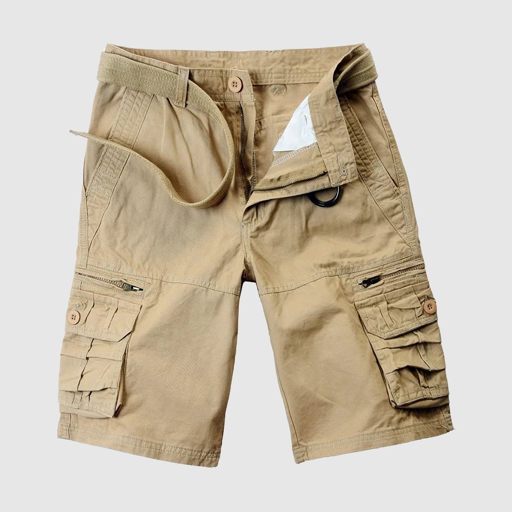 Prescott Tailors Cotton Cargo Shorts - Intofa