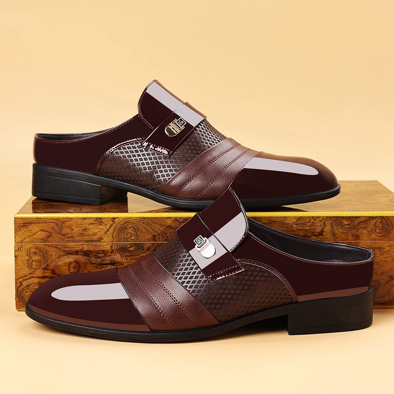 Prescott Tailors Pointed Leather Shoes - Intofa