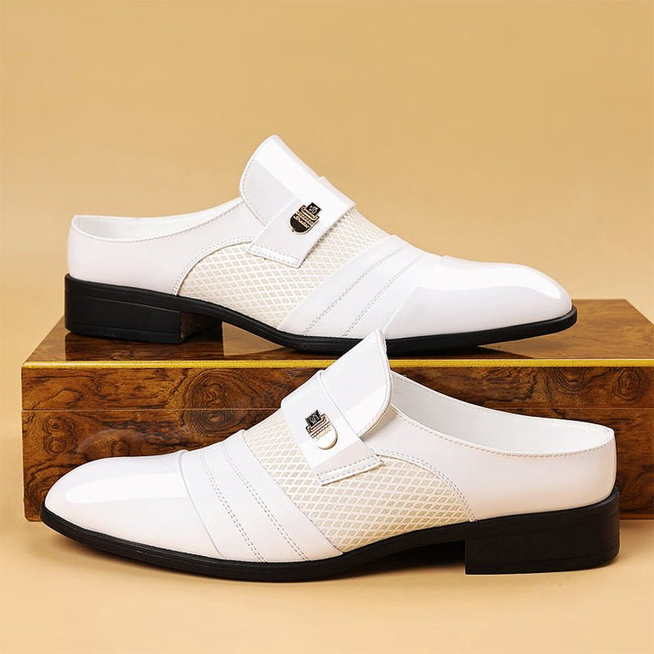 Prescott Tailors Pointed Leather Shoes - Intofa