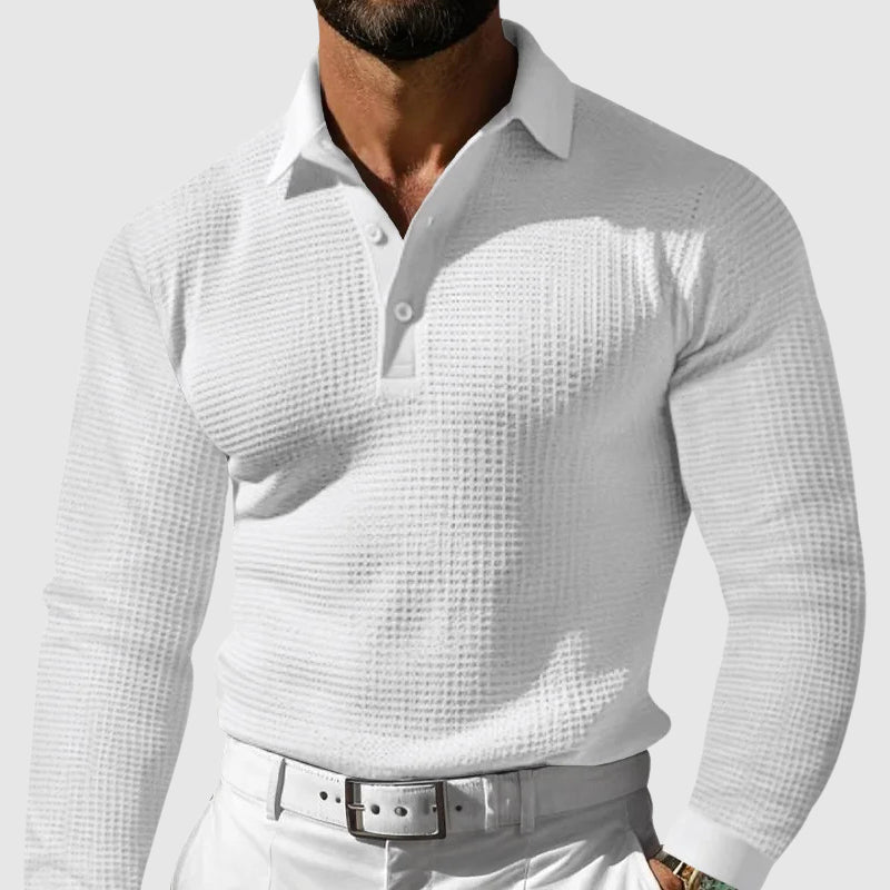 Prescott Tailors Waffle Polo Shirt - Intofa