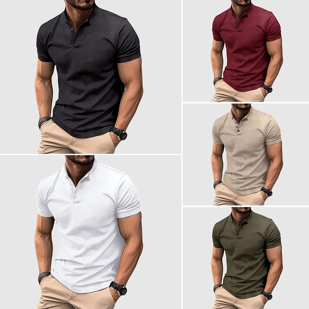 Prescott Tailors Weston Henley Polo - Intofa