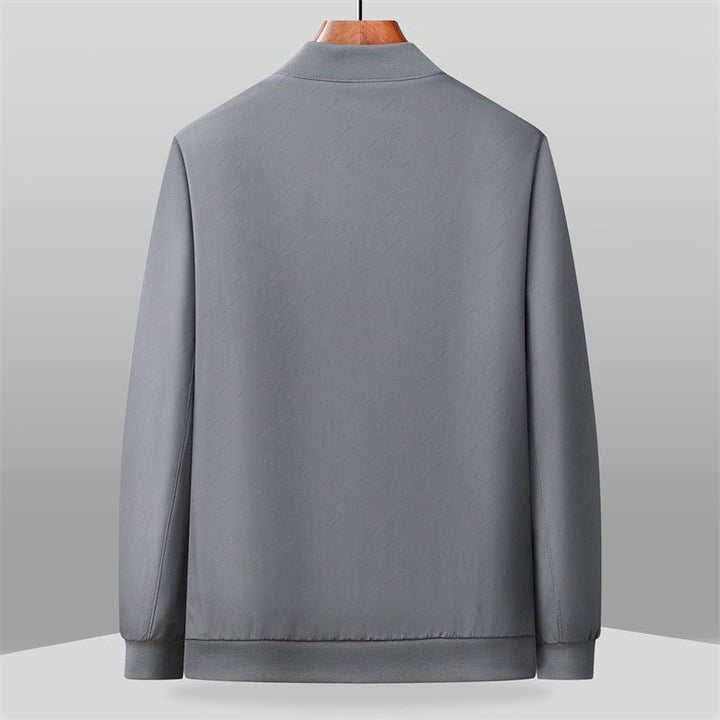 Steel Aura Bomber Jacket by Victor Duval - Intofa