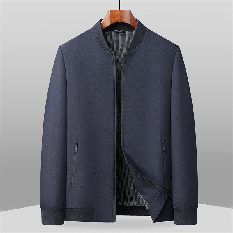 Steel Aura Bomber Jacket by Victor Duval - Intofa