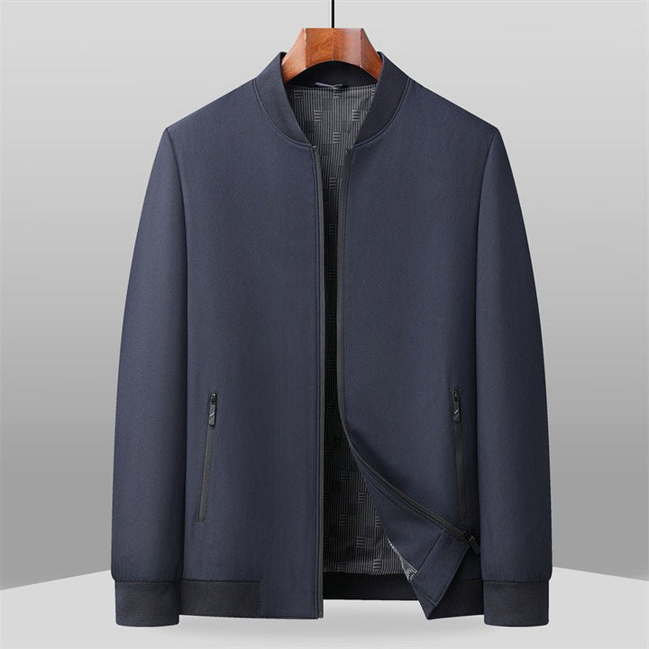Steel Aura Bomber Jacket by Victor Duval - Intofa