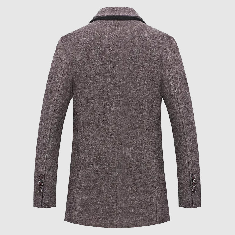 Tom Rains Newport Woolen Overcoat - INTOFA