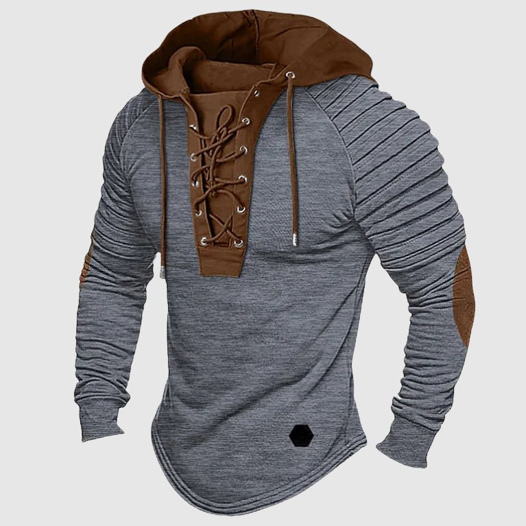 Tom Rains Pioneer Lace - Up Hooded Sweater - Intofa