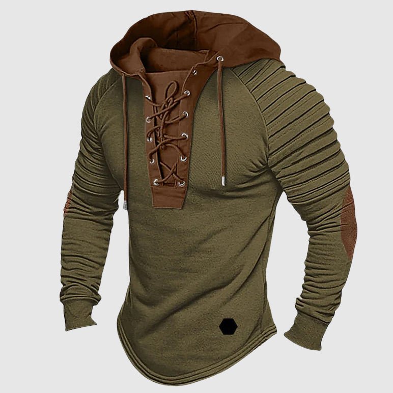 Tom Rains Pioneer Lace - Up Hooded Sweater - Intofa