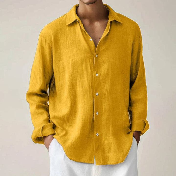 Victor Duval Button - Up Shirt with Classic Collar - Intofa