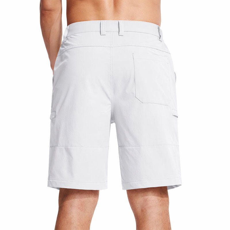 Victor Duval Cargo Shorts with Zipper Pockets - Intofa