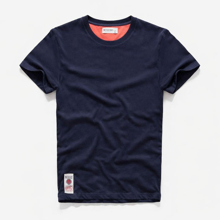 Victor Duval Cotton Crew Neck T-Shirt - Intofa