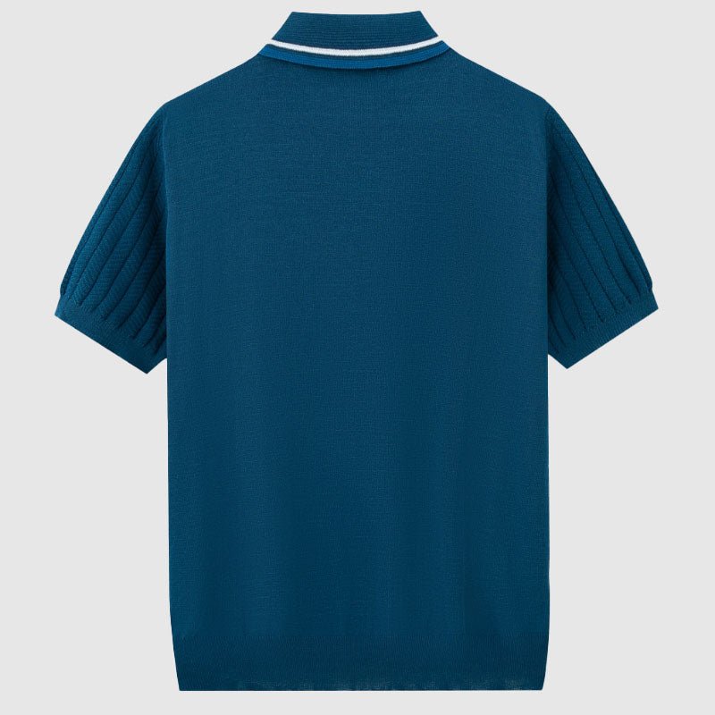 Victor Duval Knitted Polo Shirt - Intofa