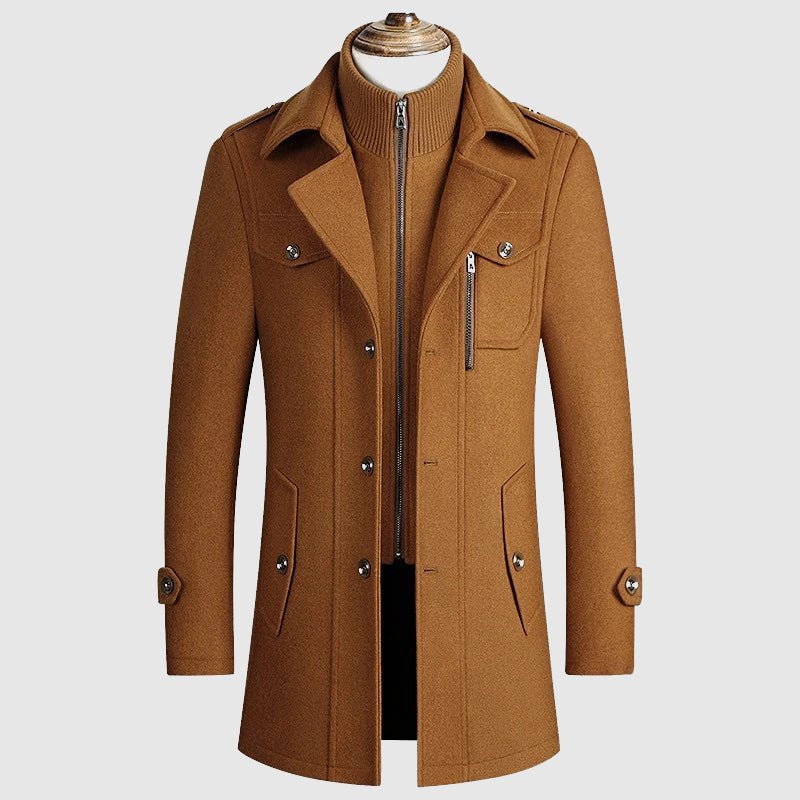 Victor Duval Sleek Wool Coat - Intofa