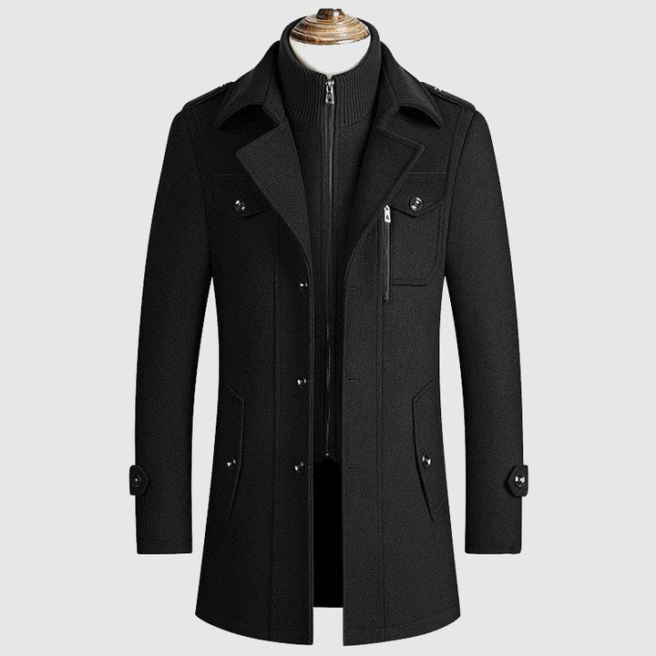 Victor Duval Sleek Wool Coat - Intofa