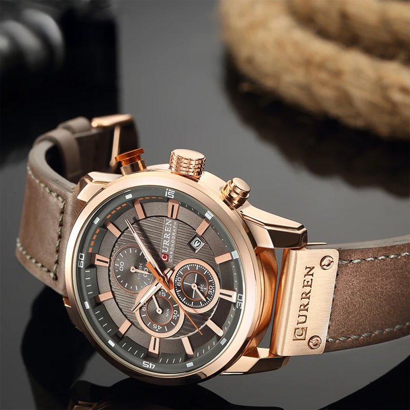 Victor Duval Sterling Chronograph Watch - Intofa