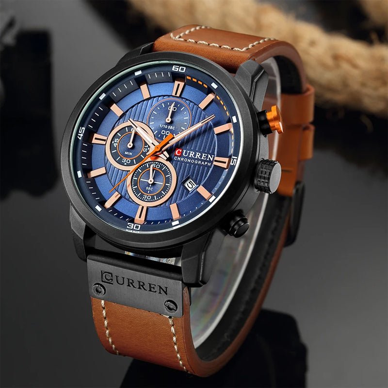 Victor Duval Sterling Chronograph Watch - Intofa