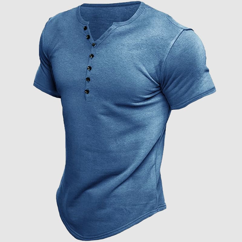 Victor Lévêque Boss Henley T-Shirt - Intofa