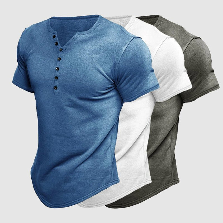 Victor Lévêque Boss Henley T-Shirt - Intofa