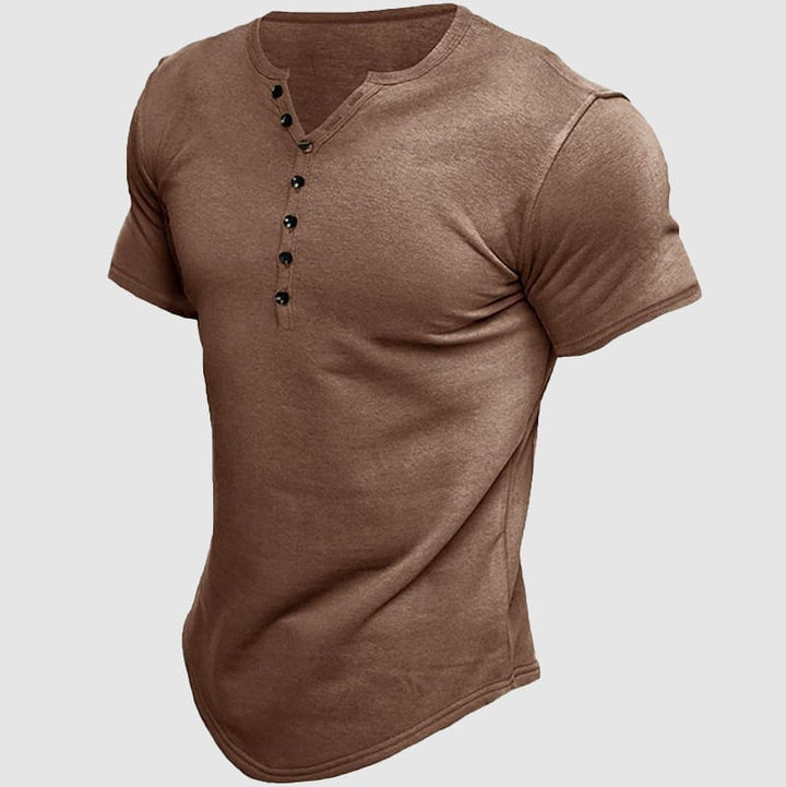 Victor Lévêque Boss Henley T-Shirt - Intofa