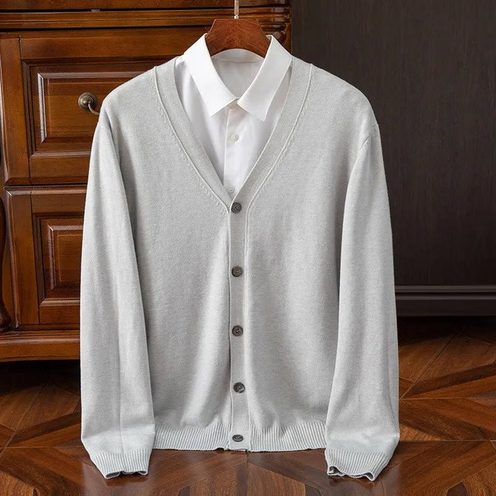 Victor Lévêque Classic Cashmere Cardigan - INTOFA