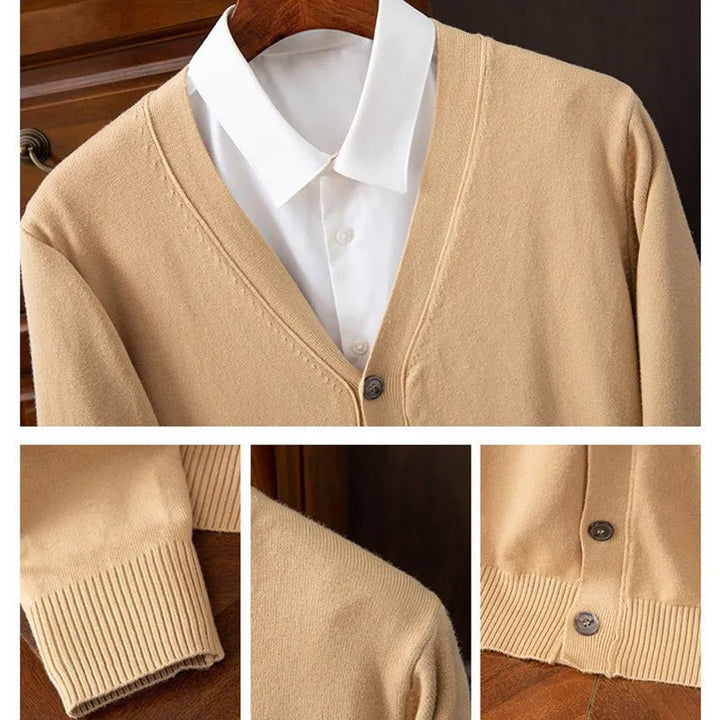 Victor Lévêque Classic Cashmere Cardigan - INTOFA
