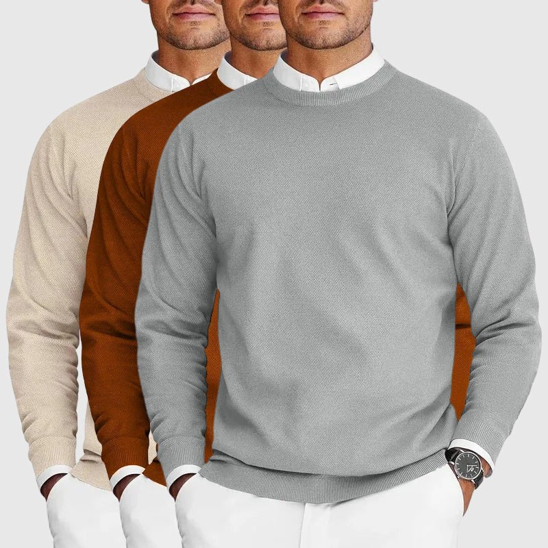 Victor Lévêque Crewneck Knit Sweater - Intofa