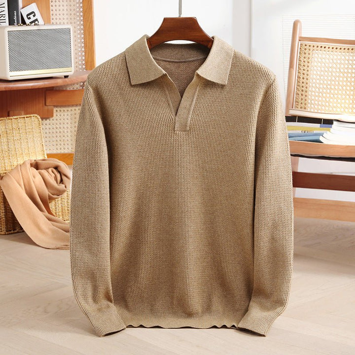 Victor Lévêque Knit Polo Sweater - Intofa