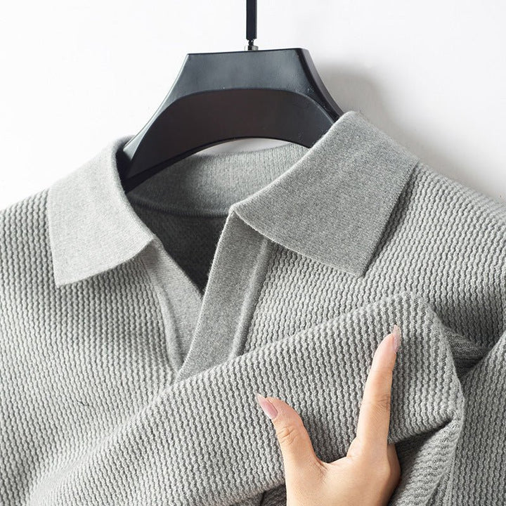 Victor Lévêque Knit Polo Sweater - Intofa