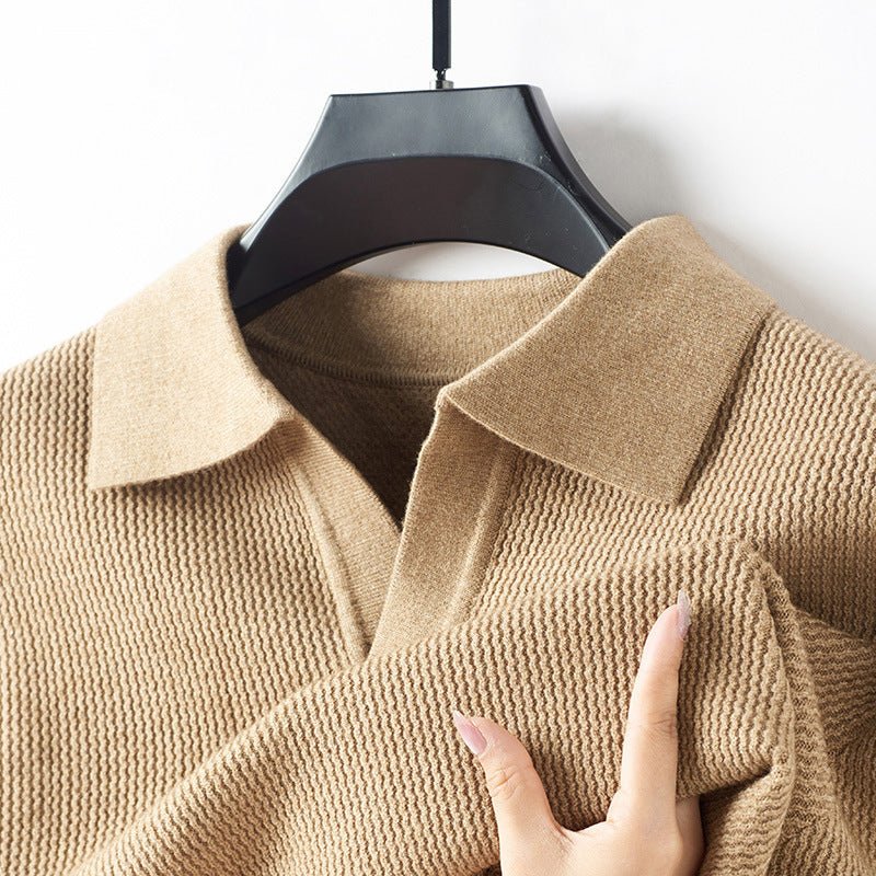 Victor Lévêque Knit Polo Sweater - Intofa