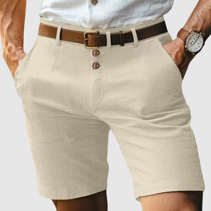 Victor Lévêque Riviera Linen Shorts - Intofa