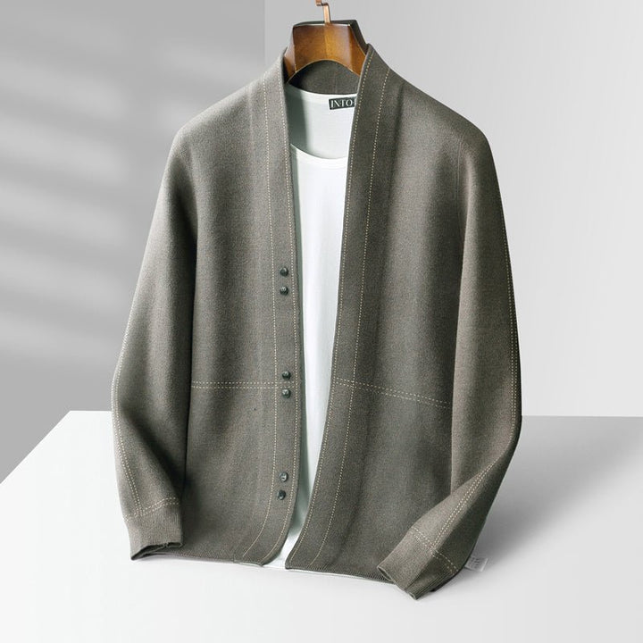 Victor Lévêque Wool Weaver Cardigan - Intofa