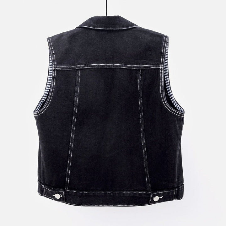 Vivian Prescott Classic Denim Vest - Intofa
