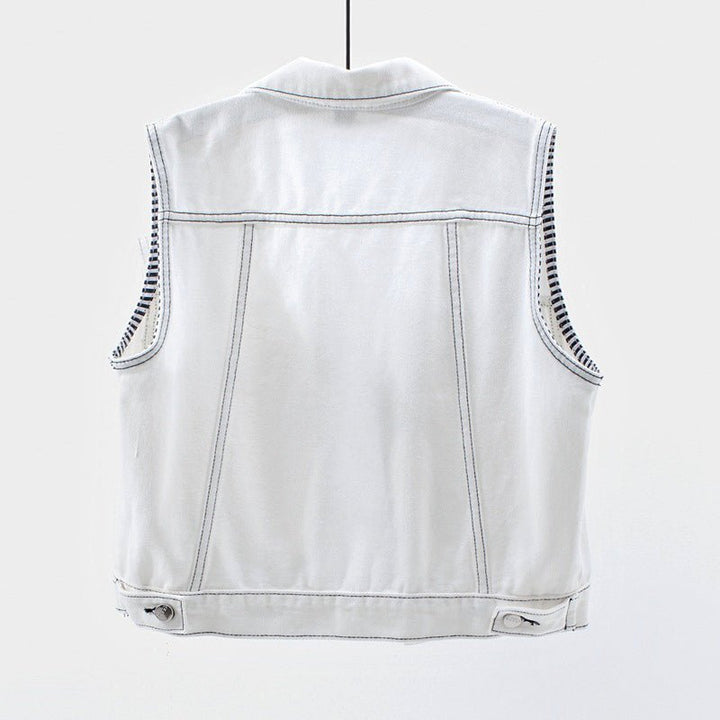 Vivian Prescott Classic Denim Vest - Intofa