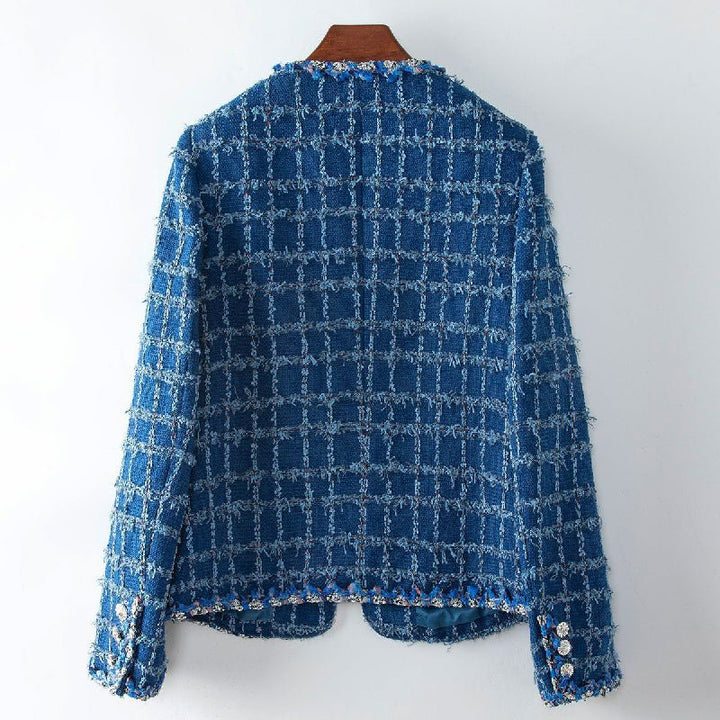 Vivian Prescott Plaided Wool Blazer - Intofa