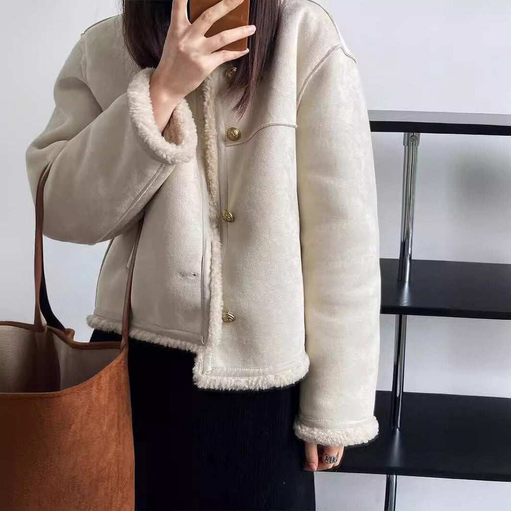 Vivian Prescott Sherpa Chic Coat - INTOFA